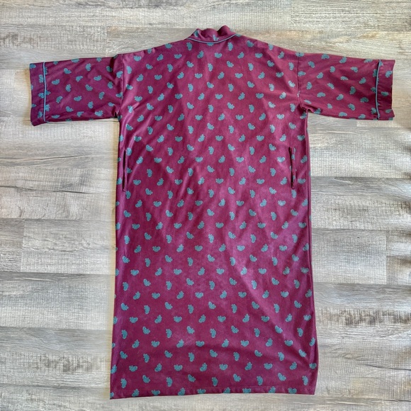 Vintage Bill Blass Paisley Belted Robe (size ONE SIZE) - Picture 8 of 12